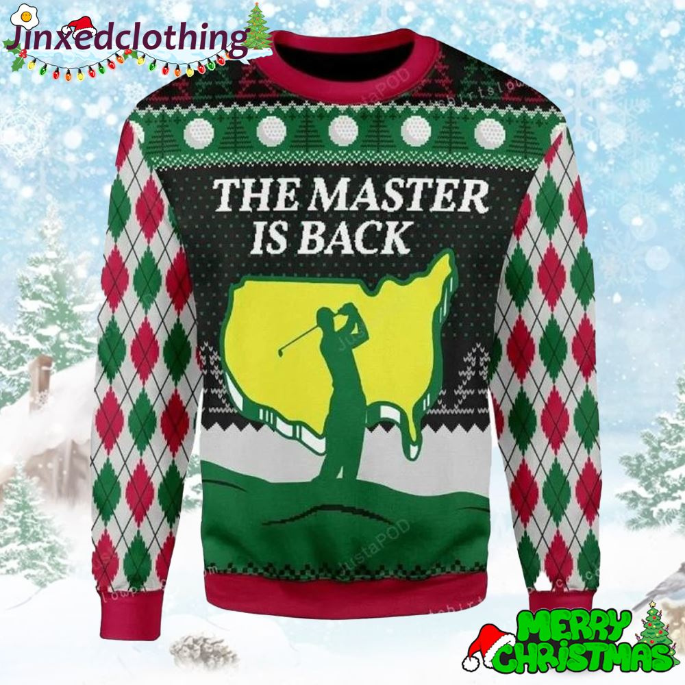 The Master Is Back Ugly Sweater Christmas 